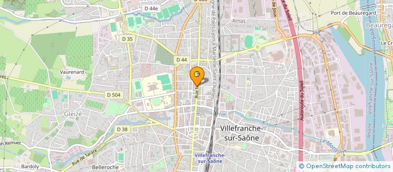 localisation de l'entreprise DESIGN.YOUR.FUTURE. à VILLEFRANCHE-SUR-SAONE