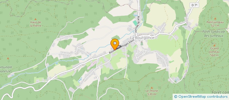 localisation de l'entreprise DESIGNART  LA BOURGONCE