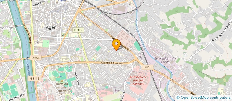 localisation de l'entreprise DESIGNDEFLEURSHOLDING  AGEN