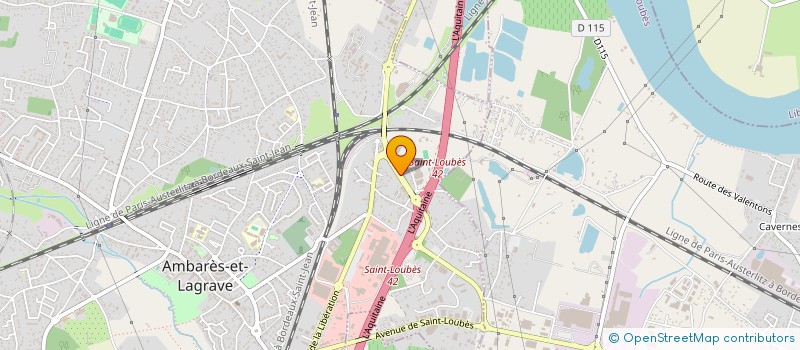 localisation de l'entreprise DESIGNE CARRELAGE  AMBARES-ET-LAGRAVE