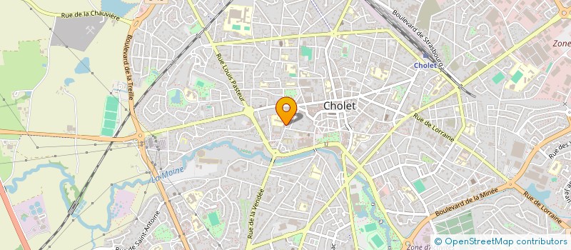 localisation de l'entreprise DESIGNER DIFFUSION à CHOLET