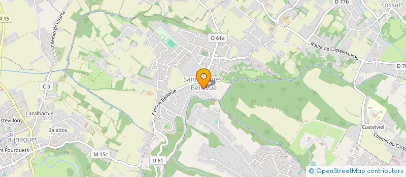 localisation de l'entreprise DESIGNER TOI-MEME !  SAINT-GENIES-BELLEVUE