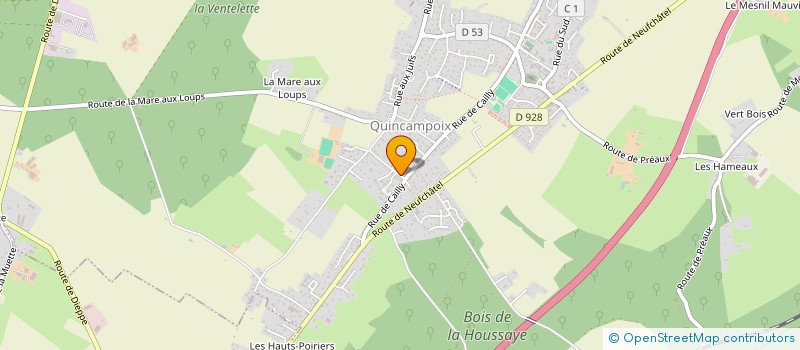 localisation de l'entreprise DESIGNERS D'INTERET GENERAL  QUINCAMPOIX