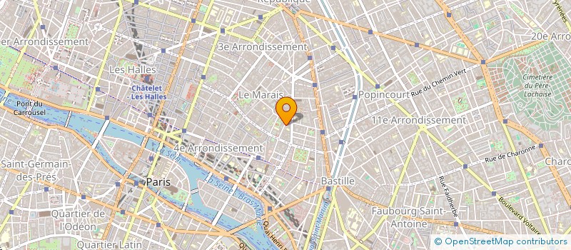 localisation de l'entreprise DESIGNERS DE MODE  PARIS