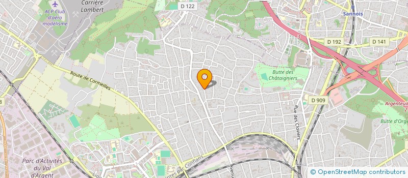 localisation de l'entreprise DESIGNERS ELECTI  ARGENTEUIL