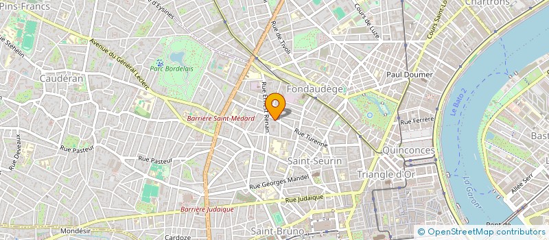 localisation de l'entreprise DESIGNFLOW  BORDEAUX