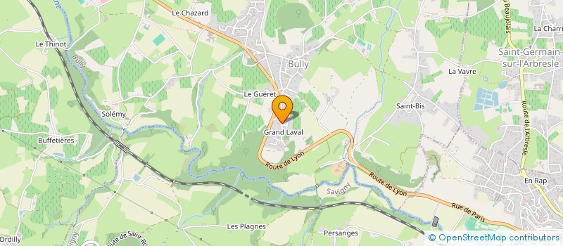 localisation de l'entreprise DESIGNOX  BULLY