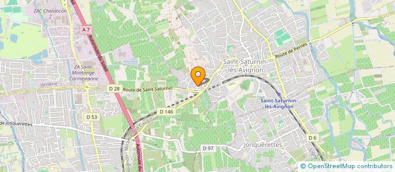 localisation de l'entreprise DESILANI TAXIS à SAINT-SATURNIN-LES-AVIGNON