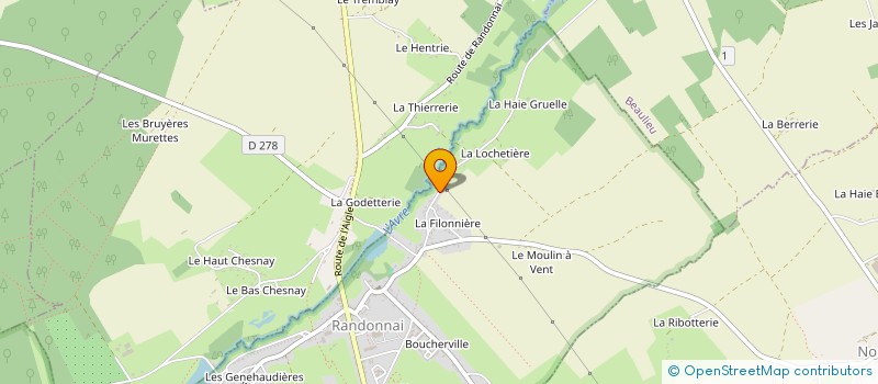 localisation de l'entreprise DESILES CHARLY à TOUROUVRE AU PERCHE