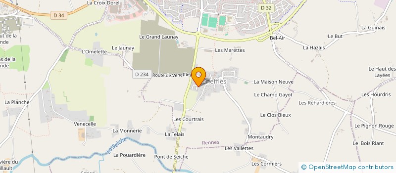 localisation de l'entreprise DESILES IMMO  CHATEAUGIRON