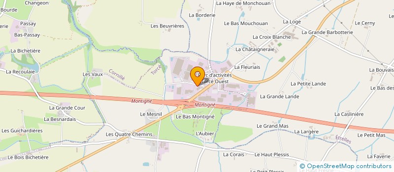 localisation de l'entreprise DESILLES COUVERTURE à TORCE