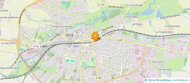 localisation de l'entreprise DESILLES PEINTURE  VITRE