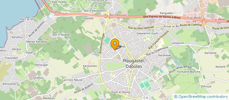 localisation de l'entreprise DESIMERLE  PLOUGASTEL-DAOULAS