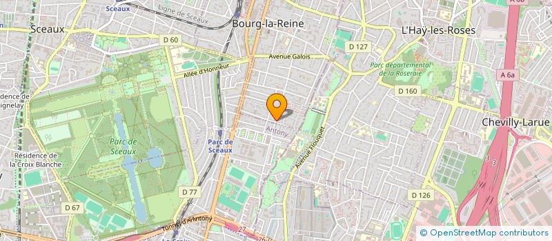 localisation de l'entreprise DESINENCE à BOURG-LA-REINE