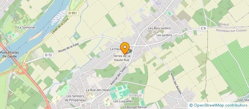 localisation de l'entreprise DESINFECTION NETTOYAGE ET PROPRETE à VINEUIL