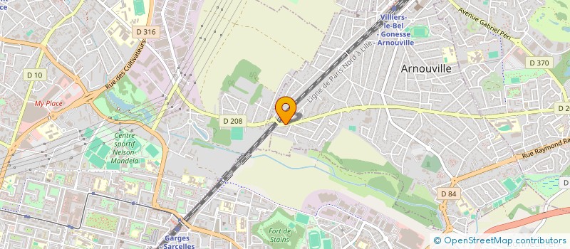 localisation de l'entreprise DESINGEX à ARNOUVILLE