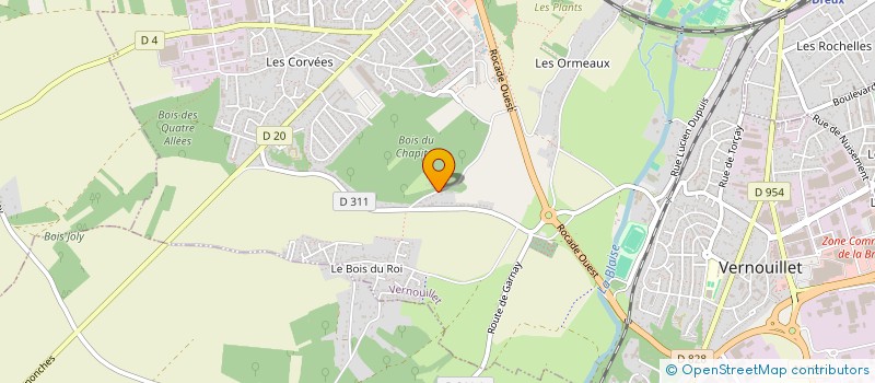 localisation de l'entreprise DESINLERE à VERNOUILLET