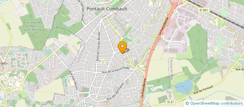 localisation de l'entreprise DESINSECTISATION SERVICE à PONTAULT-COMBAULT