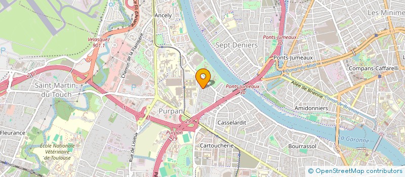 localisation de l'entreprise DESINVOLT ROCK COVER  TOULOUSE