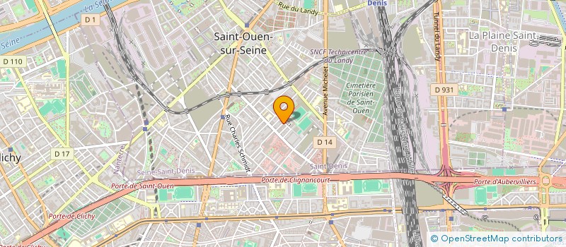 localisation de l'entreprise DESINVOLTE PRODUCTIONS à SAINT-OUEN-SUR-SEINE