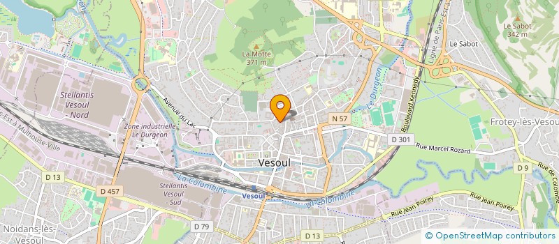 localisation de l'entreprise DESINVOLTES  VESOUL