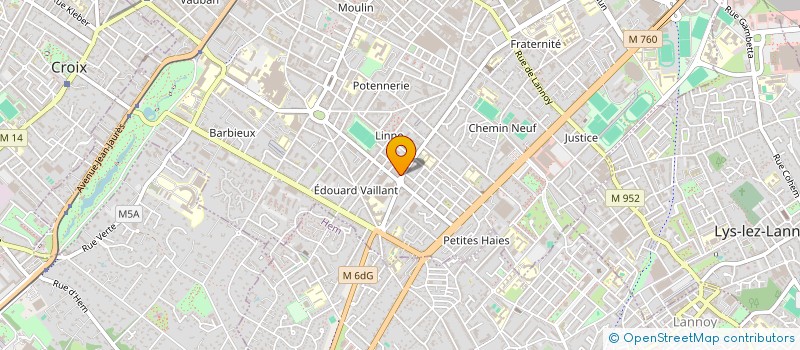 localisation de l'entreprise DESIR AVENIR IMMO  ROUBAIX