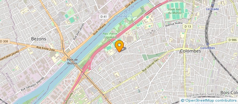 localisation de l'entreprise DESIR BATIMENT à COLOMBES