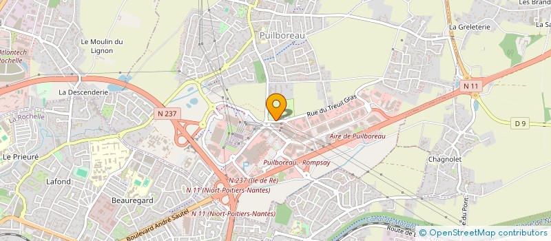 localisation de l'entreprise DESIR CAMP  PUILBOREAU