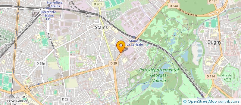 localisation de l'entreprise DESIR D'APPRENDRE  STAINS