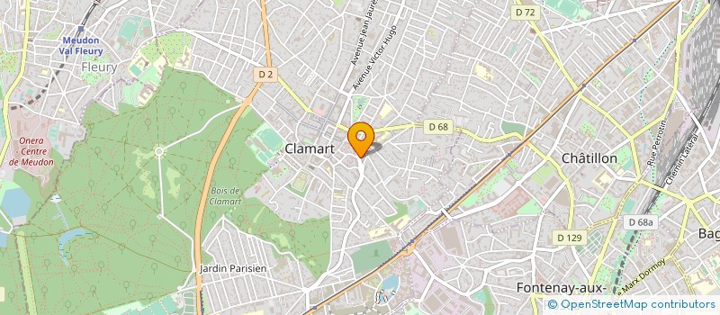 localisation de l'entreprise DESIR D'ECRIRE à CLAMART