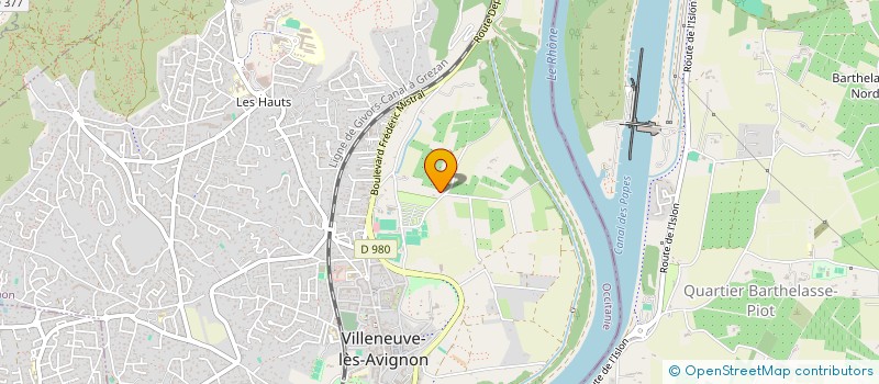 localisation de l'entreprise DESIR D'UN JOUR  VILLENEUVE LES AVIGNON