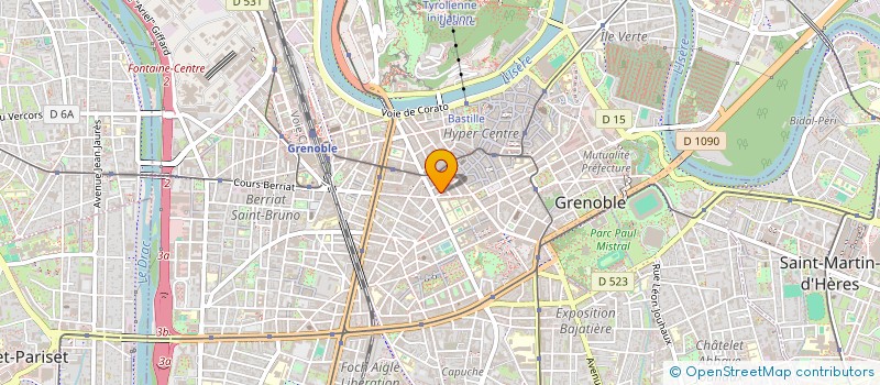 localisation de l'entreprise DESIR DESIRE à GRENOBLE