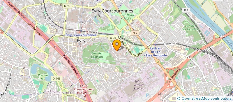 localisation de l'entreprise DESIR DORIANE à EVRY-COURCOURONNES