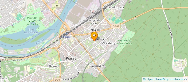 localisation de l'entreprise DESIRABLE  POISSY