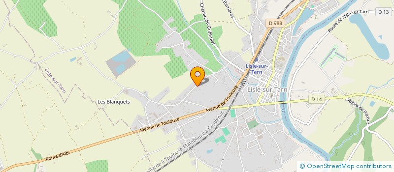 localisation de l'entreprise DESIRANDCO à LISLE-SUR-TARN