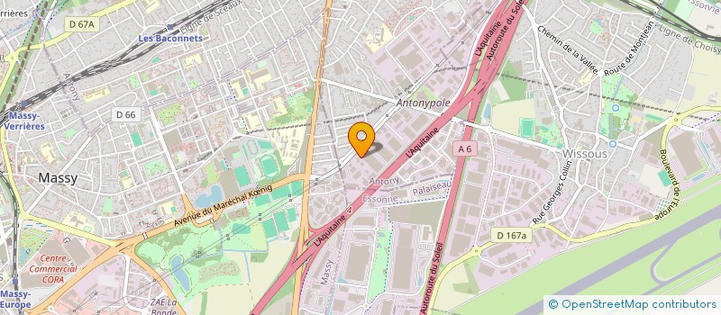 localisation de l'entreprise DESIRE à ANTONY