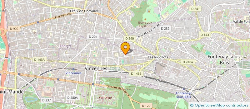 localisation de l'entreprise DESIRE DESIDE  VINCENNES