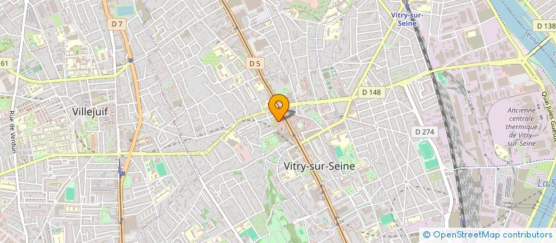 localisation de l'entreprise DESIRE IT à VITRY-SUR-SEINE