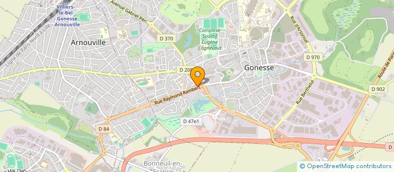 localisation de l'entreprise DESIREE à GONESSE