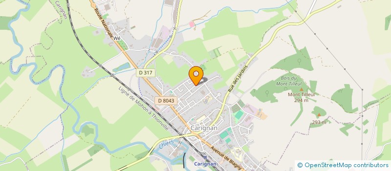 localisation de l'entreprise DESIREE  CARIGNAN