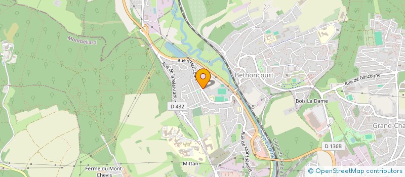 localisation de l'entreprise DESIREE  BETHONCOURT