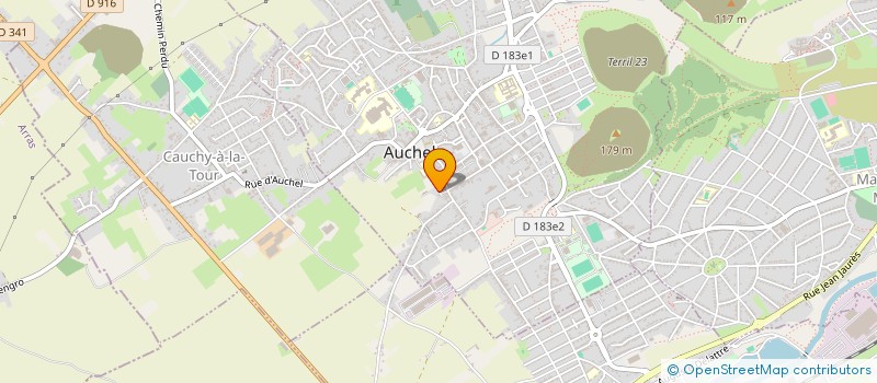 localisation de l'entreprise DESIREE  AUCHEL