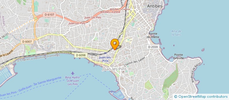 localisation de l'entreprise DESIREVE à ANTIBES