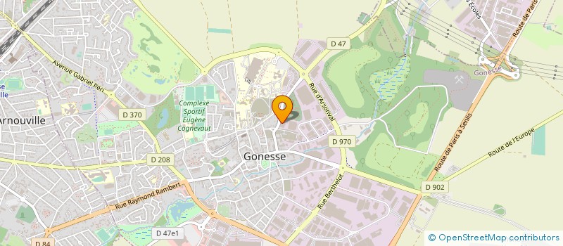 localisation de l'entreprise DESJARDIN ET COMPAGNIE à GONESSE