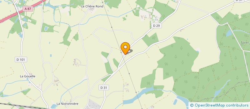 localisation de l'entreprise DESJARDINS  LA CHAIZE-LE-VICOMTE