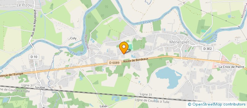 localisation de l'entreprise DESJARDINS CONSTRUCTION METALLIQUE  MENESPLET