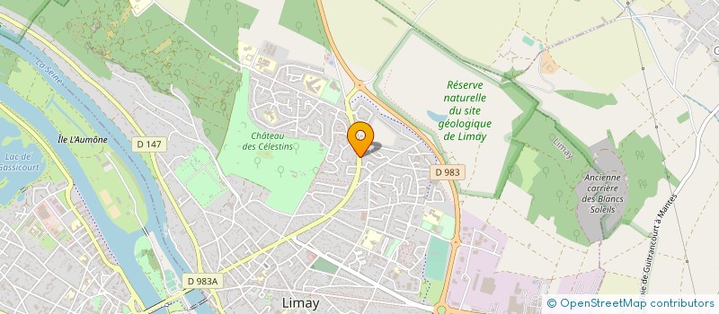 localisation de l'entreprise DESJARDINS MAGNE MOTOCYCLES  LIMAY