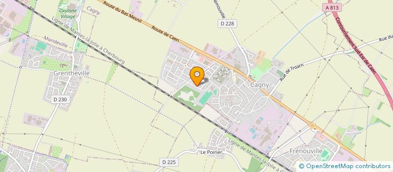 localisation de l'entreprise DESJARDINS TOUACH INDIVISION  CAGNY