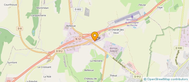 localisation de l'entreprise DESJOUIS MESSAGERIE à SAINT-HILAIRE-LE-CHATEL