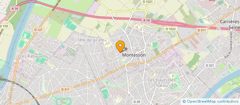 localisation de l'entreprise DESJOURS LVJ  MONTESSON